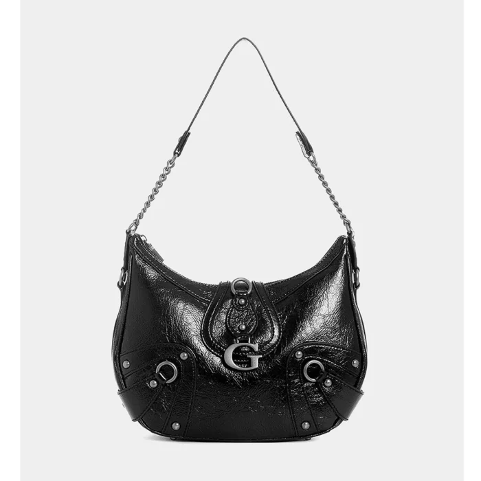 ΓΥΝΑΙΚΕΙΑ ΤΣΑΝΤΑ GUESS GLOSS VINTAGE HOBO TM899702 BLACK