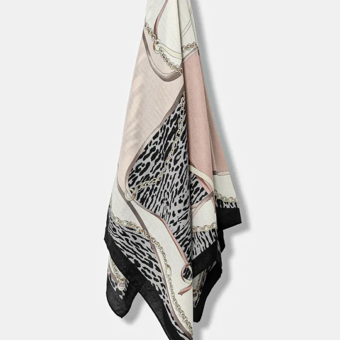 Σάλι Liu Jo χρώμα: μαύρο