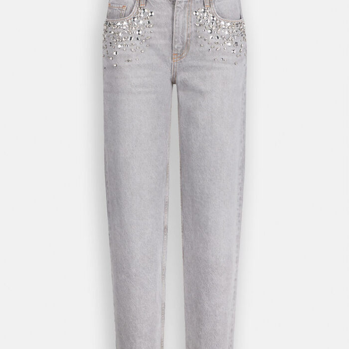 LIU JO Straight-leg jeans with rhinestones