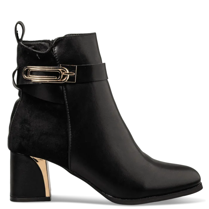 ENVIE SHOES BLOCK HEEL BOOTIES