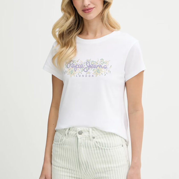 Βαμβακερό μπλουζάκι Pepe Jeans