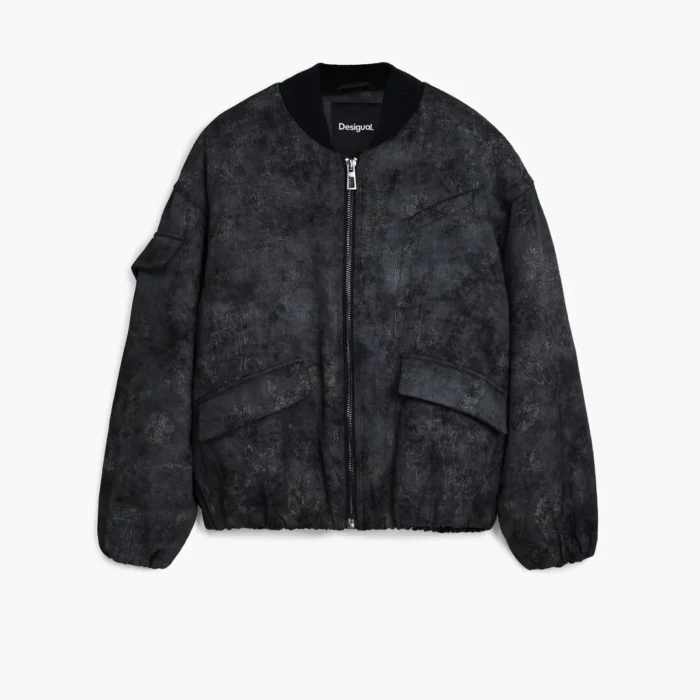 Desigual Embroidered bomber jacket