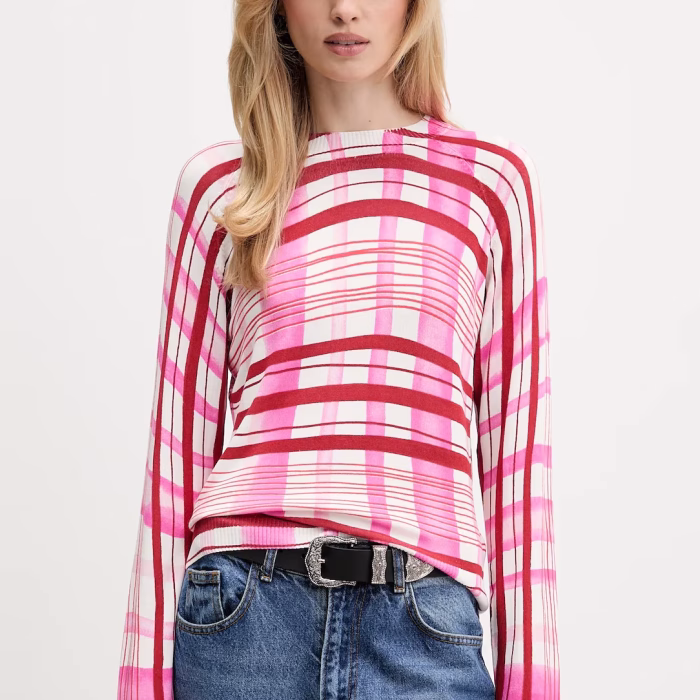 DESIGUAL Πουλόβερ ριγέ mikado