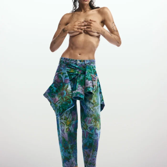 DESIGUAL Wild Garden Trousers