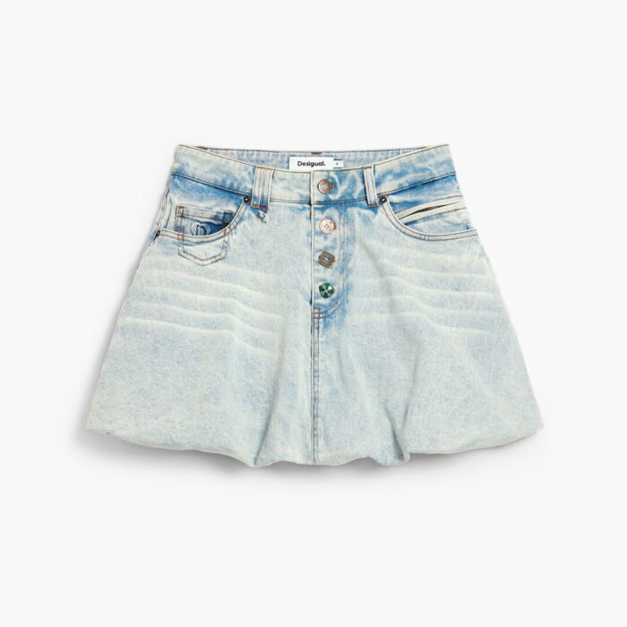 DESIGUAL BALLOON Κοντή τζιν φούστα