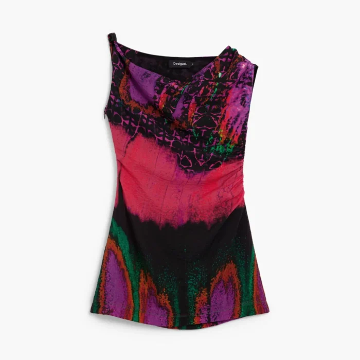 DESIGUAL Ασύμμετρο φόρεμα σχεδιασμένο από τον κ. Christian Lacroix