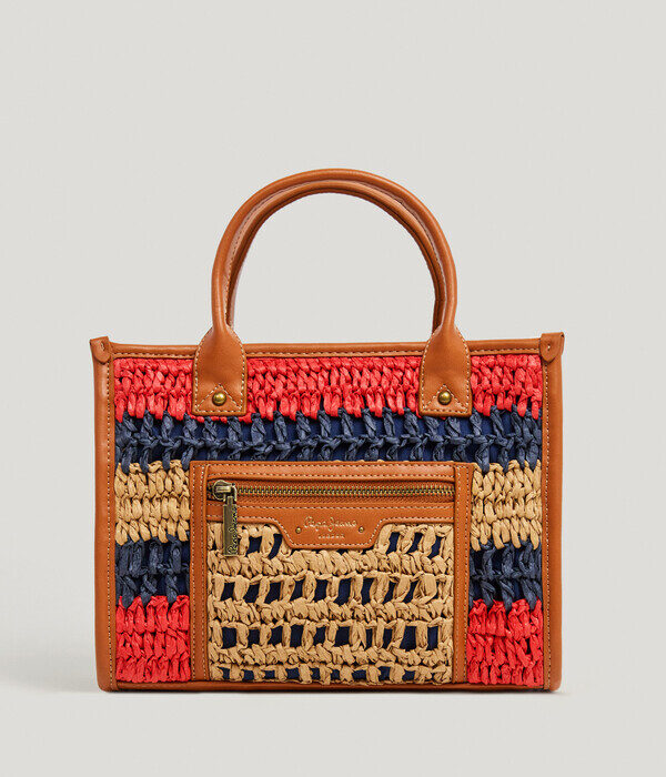 Pepe Jeans ψάθινο τσαντάκι