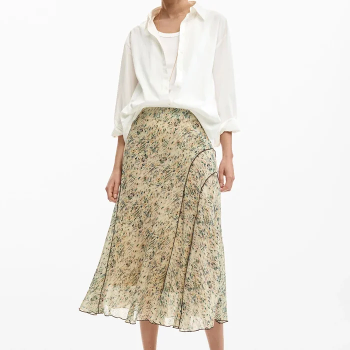 DESIGUAL midi skirt