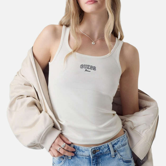 GUESS JEANS αμάνικο τοπ