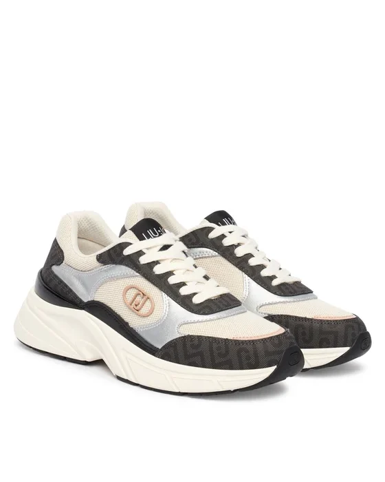 LIU JO printed leeather sneakers