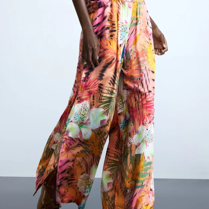 DESIGUAL tropical pants